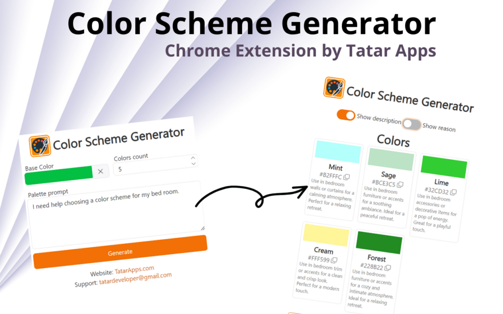 color scheme generator screenshot